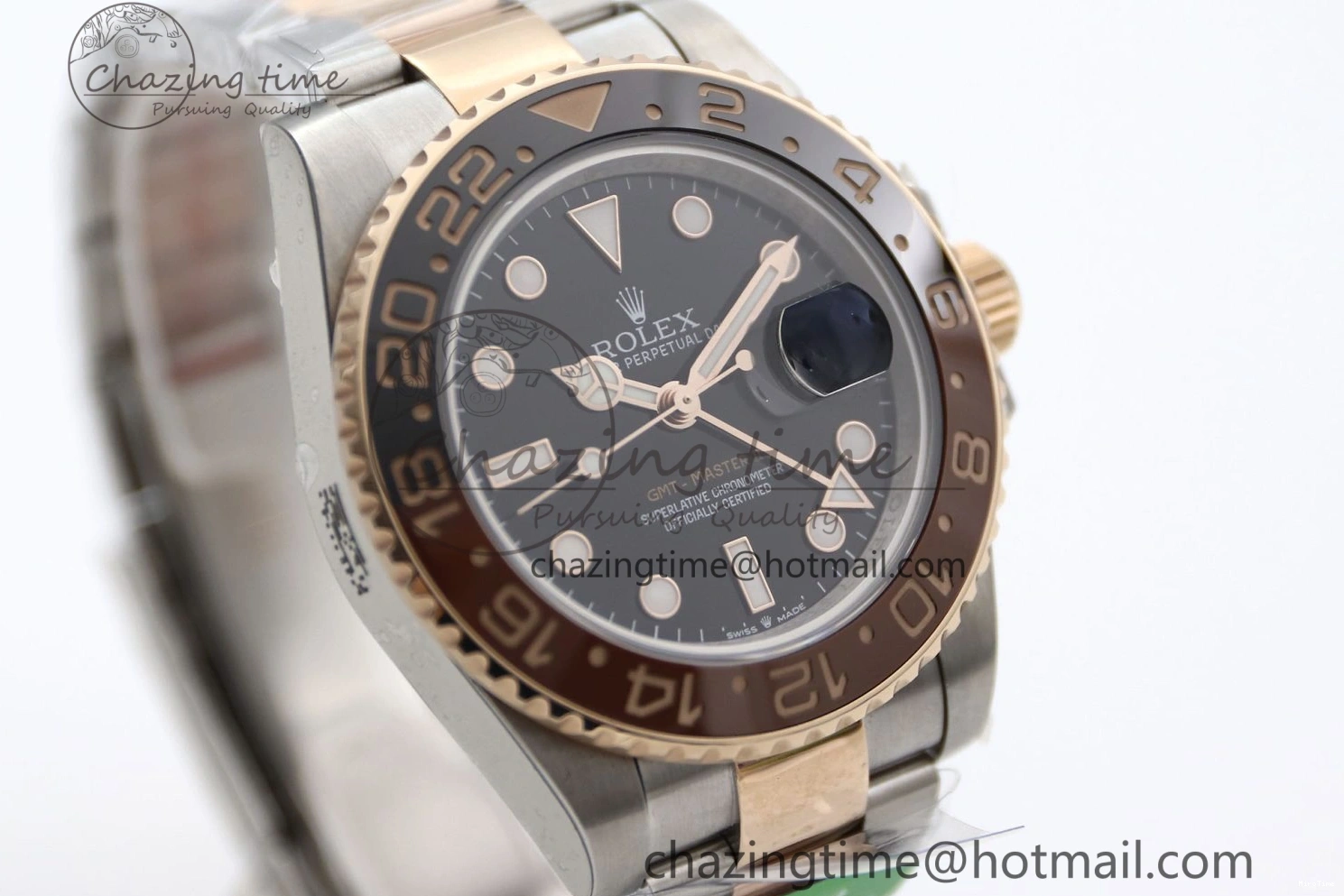 MiroTime 0413 GMT Master II 126711 CHNR 904L SS TW+ 1:1 Best Edition on SS RG Bracelet VR3186 CHS FreshLook 1976